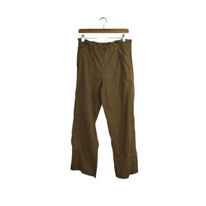 Athleta Women's Trekkie High Rise Parachute Pants Elastic Waist Brown Size 12